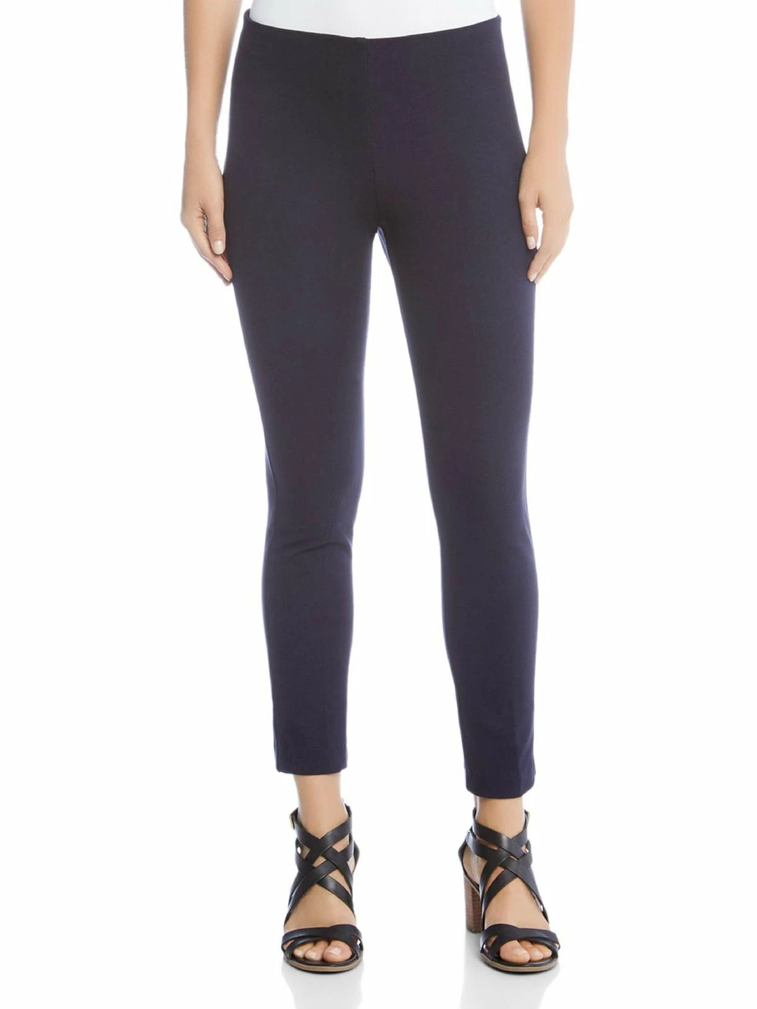 Karen Kane Piper Womens Skinny Leg Mid-Rise Cropped Pants 3 Karen Kane Piper Womens Skinny Leg Mid-Rise Cropped Pants