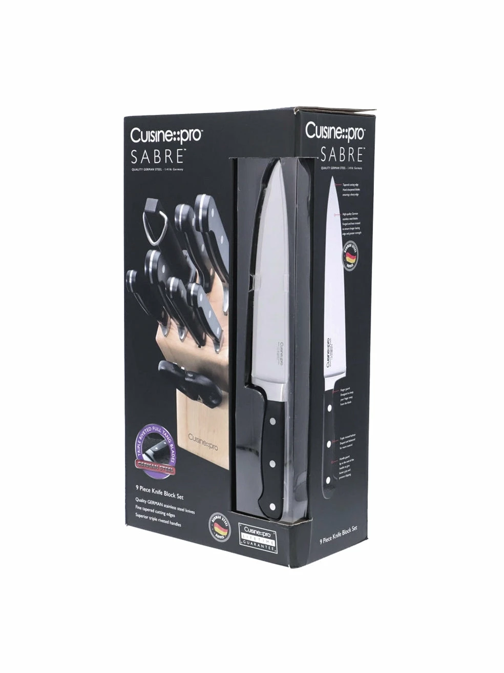 Cuisine::pro® Sabre Knife Block 9Pc 7 Cuisine::pro® Sabre Knife Block 9Pc - Image 5