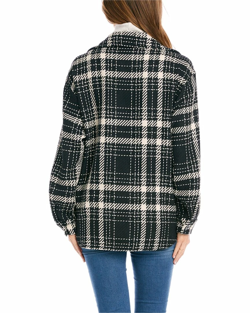 women Karen Kane Plaid Shirt Jacket 4 women Karen Kane Plaid Shirt Jacket - Image 2