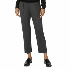 Karen Kane Womens Heathered Pull On Ankle Pants