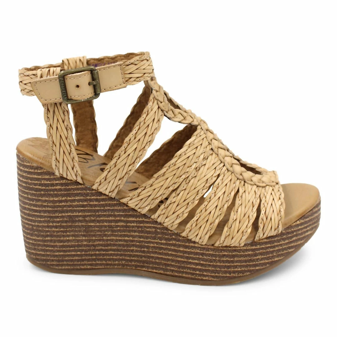 Blowfish women Pazazz Woven Wedge in Natural 5 Blowfish women Pazazz Woven Wedge in Natural - Image 3