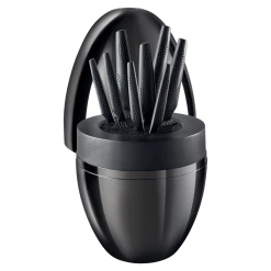 Cuisine::pro® Id3 Black Samurai Egg Knife Block 9Pc