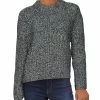 Karen Kane Womens Marled Hi-Low Pullover Sweater