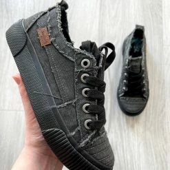 Blowfish women Clay Sneaker in Black Smoked
