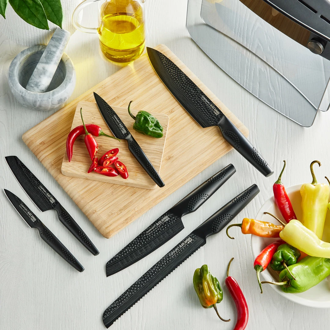 Cuisine::pro® Id3 Black Samurai Sakai Knife Block 7Pc 5 Cuisine::pro® Id3 Black Samurai Sakai Knife Block 7Pc - Image 3
