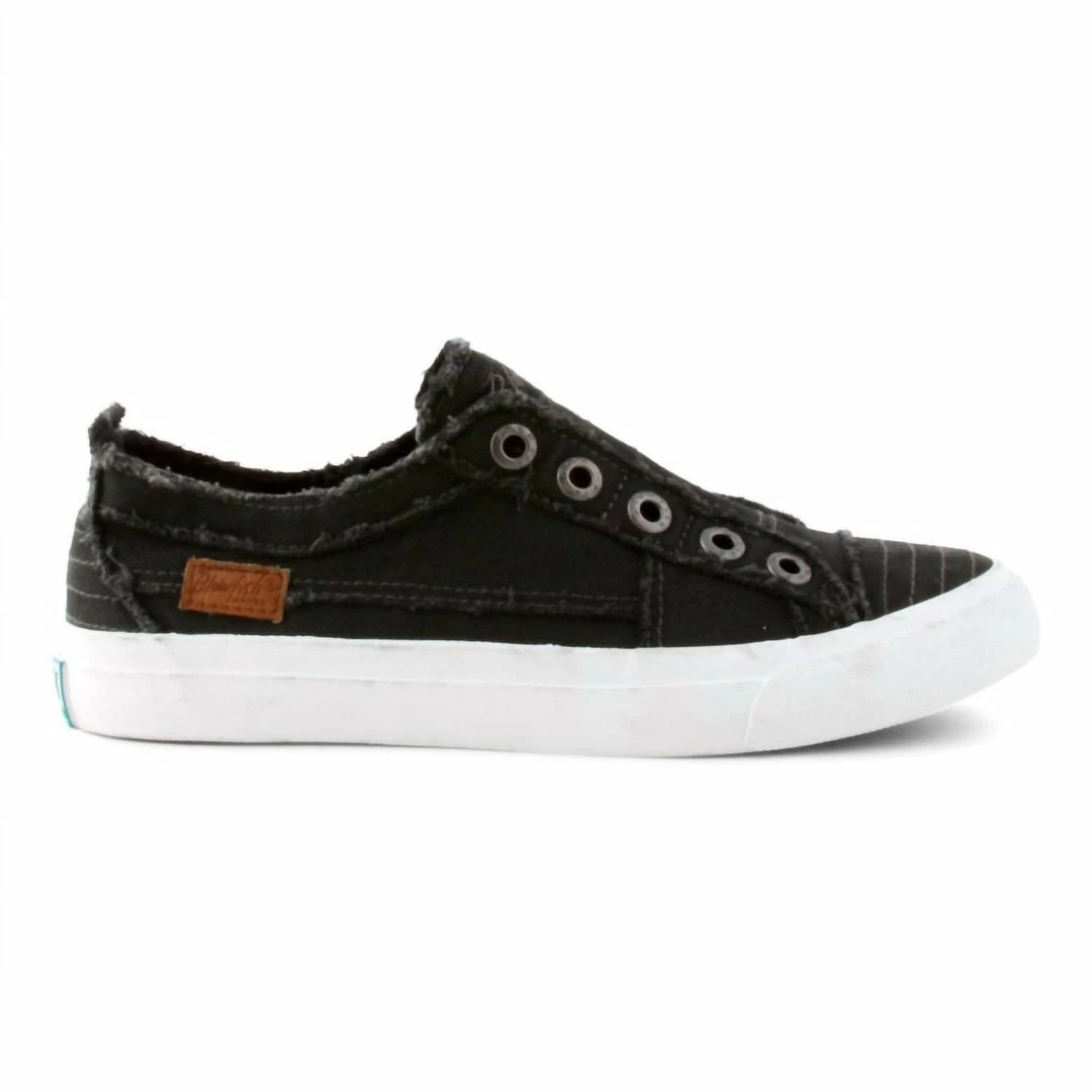 Blowfish women Play Canvas Sneakers in Black Smoked 5 Blowfish women Play Canvas Sneakers in Black Smoked - Image 3