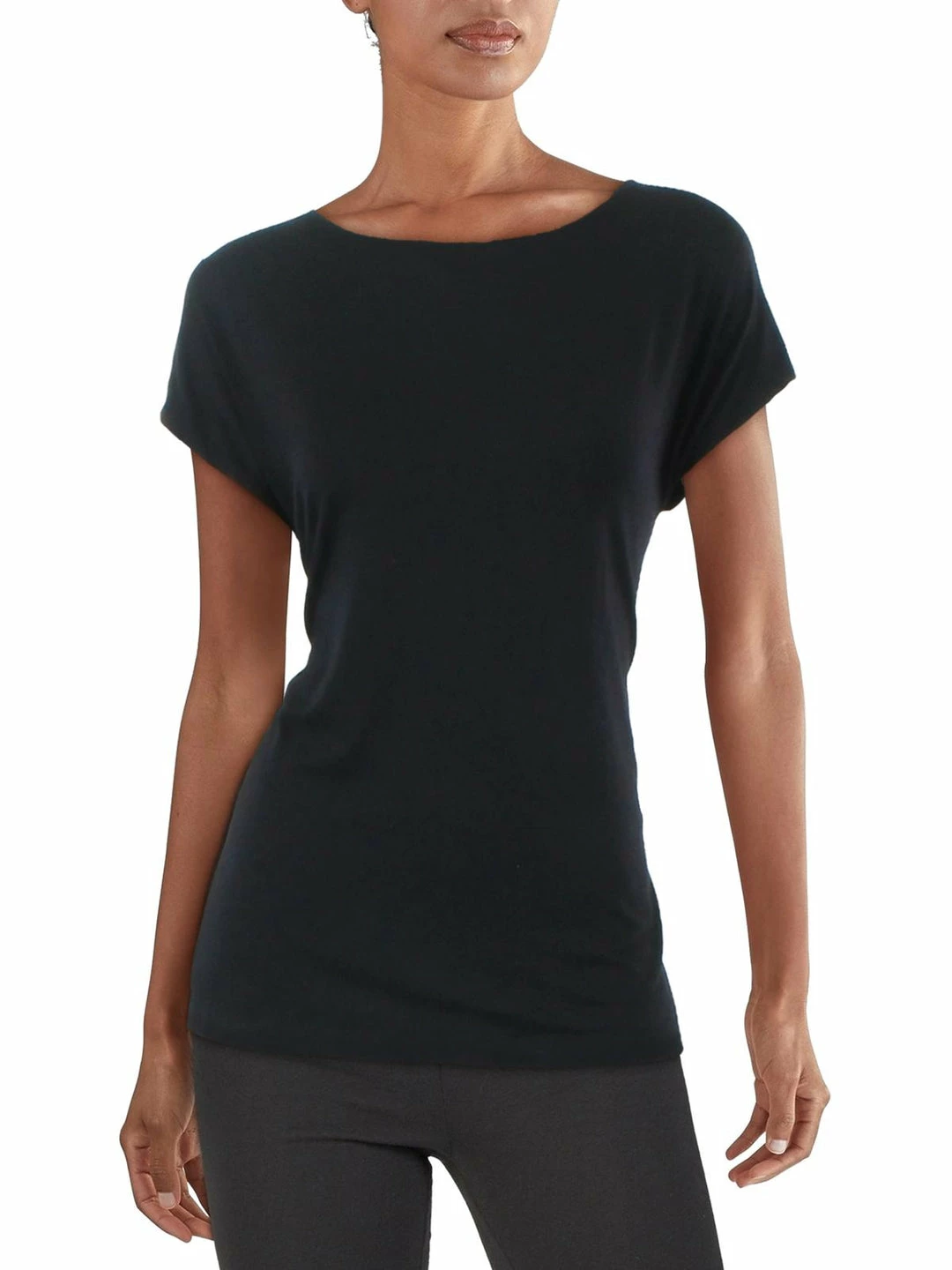 Karen Kane Womens Twist Back Scoop Neck Pullover Top 3 Karen Kane Womens Twist Back Scoop Neck Pullover Top