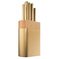 Cuisine::pro® Daisho Nara Knife Block 6Pc Brass