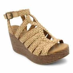Blowfish women Pazazz Woven Wedge in Natural