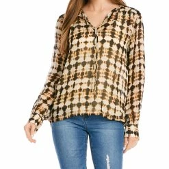 women Karen Kane Tie Neck Top