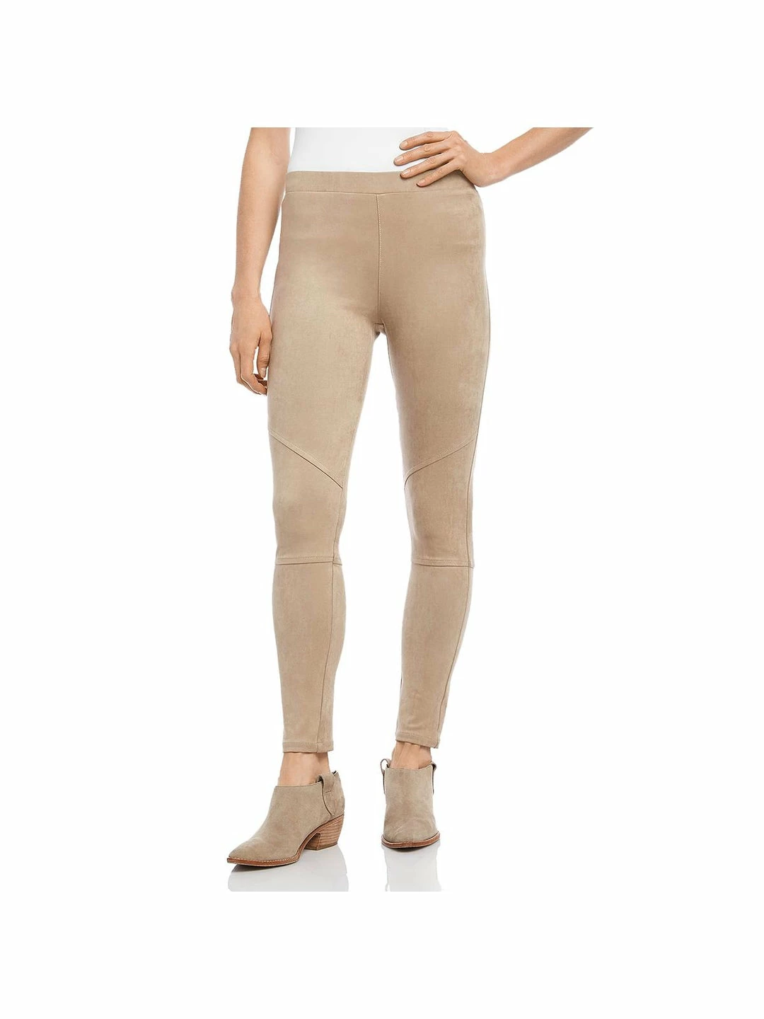 Karen Kane Womens Faux Suede Moto Leggings 3 Karen Kane Womens Faux Suede Moto Leggings