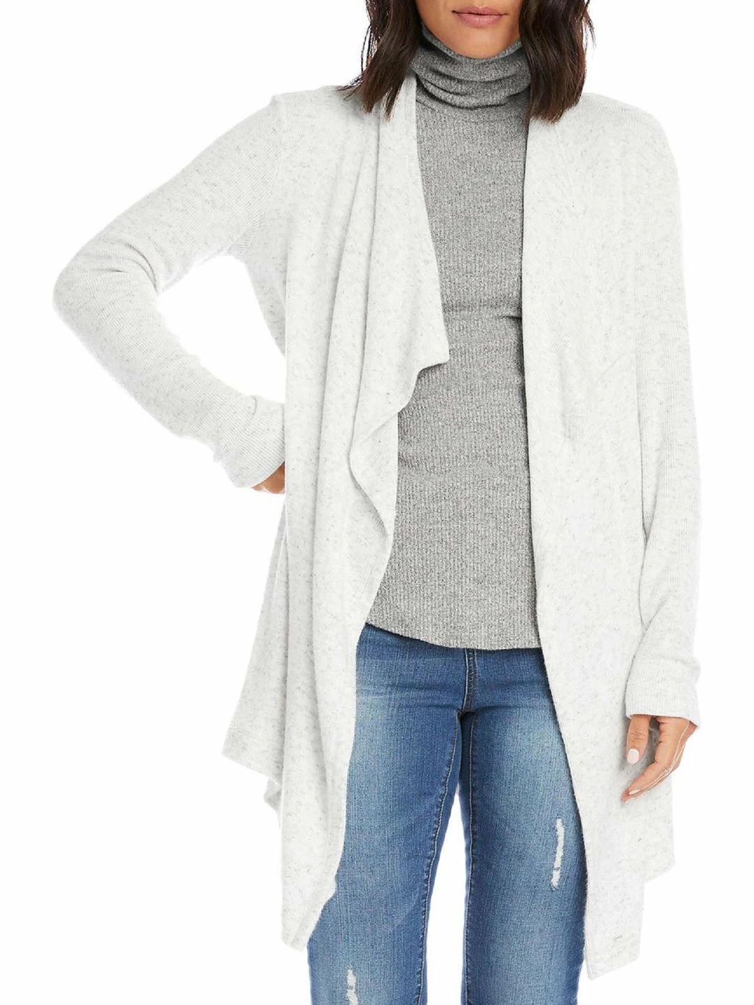 Karen Kane Womens Open Front Long Cardigan Sweater 3 Karen Kane Womens Open Front Long Cardigan Sweater