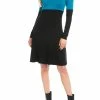 Karen Kane women Colorblock Turtleneck Dress in Black/Teal -Cheap Karen Kane Store 8c860188934d4487b39cbaf6d2a24967 1080x
