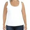 Karen Kane Womens Split Hem Sleeveless Tank Top