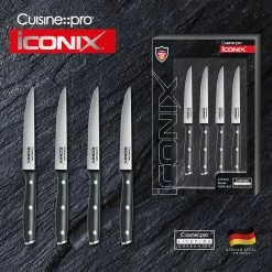 Cuisine::pro&reg; Iconix 4-1/2" Steak Knife Set Of 4 -Cheap Karen Kane Store 9f61fa48cec04481ab043a12648434dd cde97a34 b422 4ebf a93f b17d34613db8 1080x