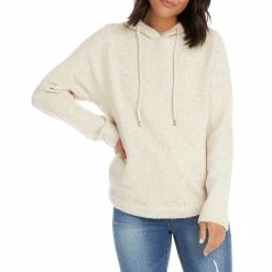 Karen Kane Womens Knit Pullover Hoodie