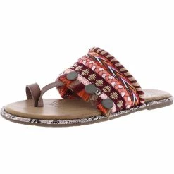 Blowfish Raelynn Womens Woven Metallic Flats