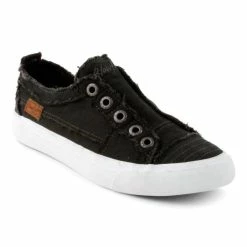 Blowfish women Play Canvas Sneakers in Black Smoked
