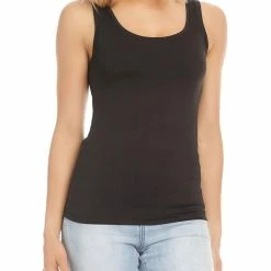 Karen Kane Womens Stretch Scoop Neck Tank Top