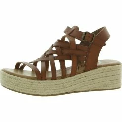 Blowfish Luva Rope Womens Faux Leather Strappy Espadrilles
