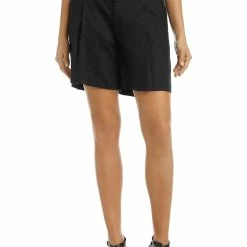 Karen Kane Womens Pleated High Waist High-Waist Shorts
